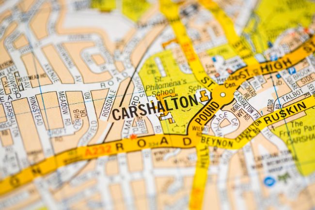 How to find our Carshalton branch