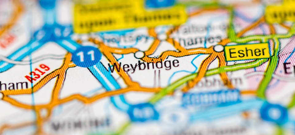 How to find our Weybridge branch